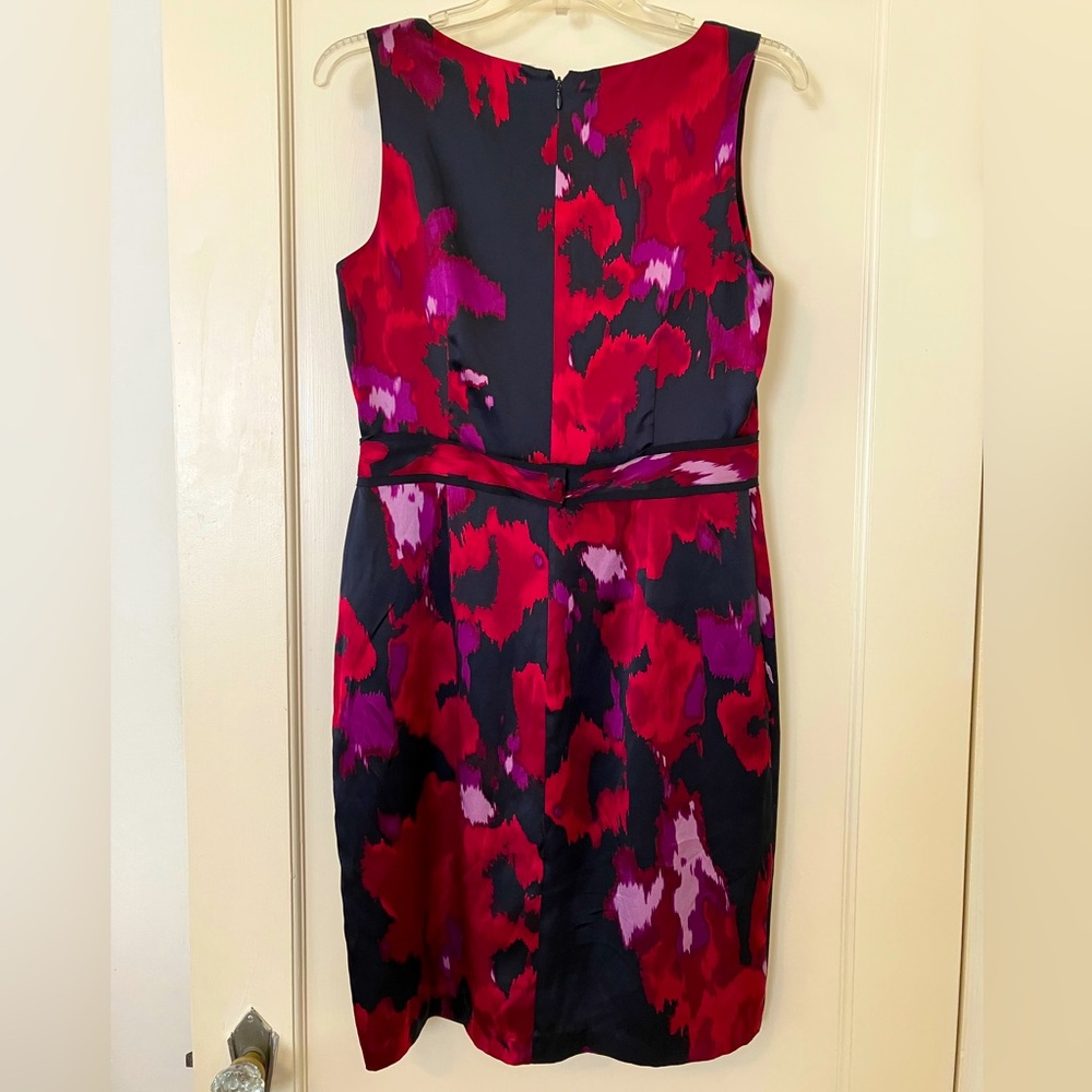 Tahari Silk Cocktail Dress Size 8 - Picture 2 of 9